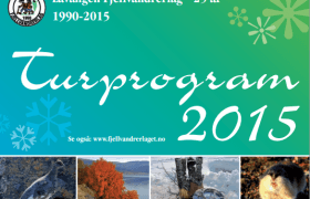 Forsiden på turprogrammet for 2015
